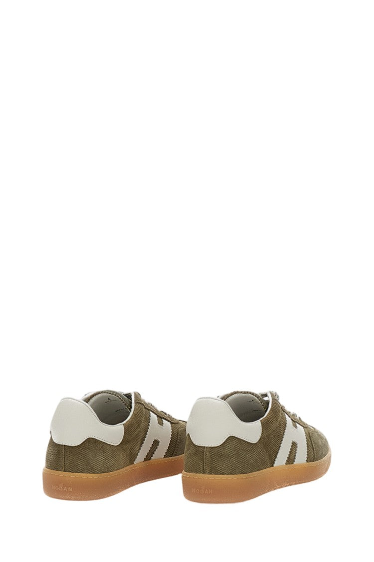 Hogan Suede Sneakers With Nappa Leather Details