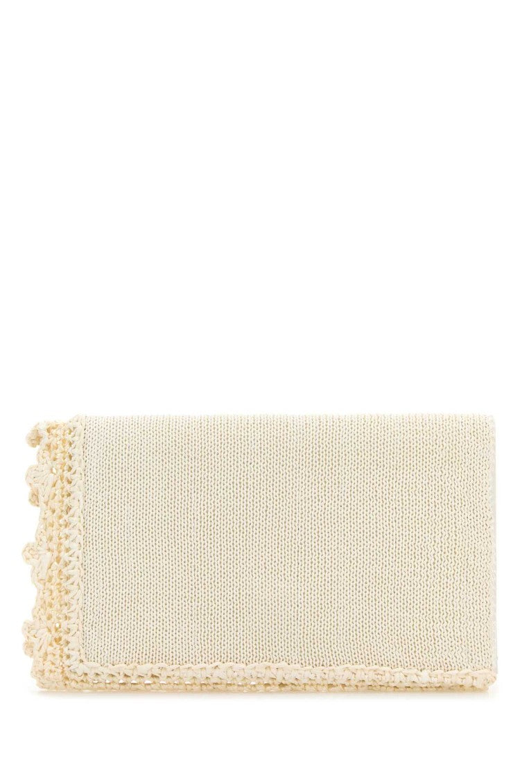 J. W. Anderson Ivory Crochet Clutch