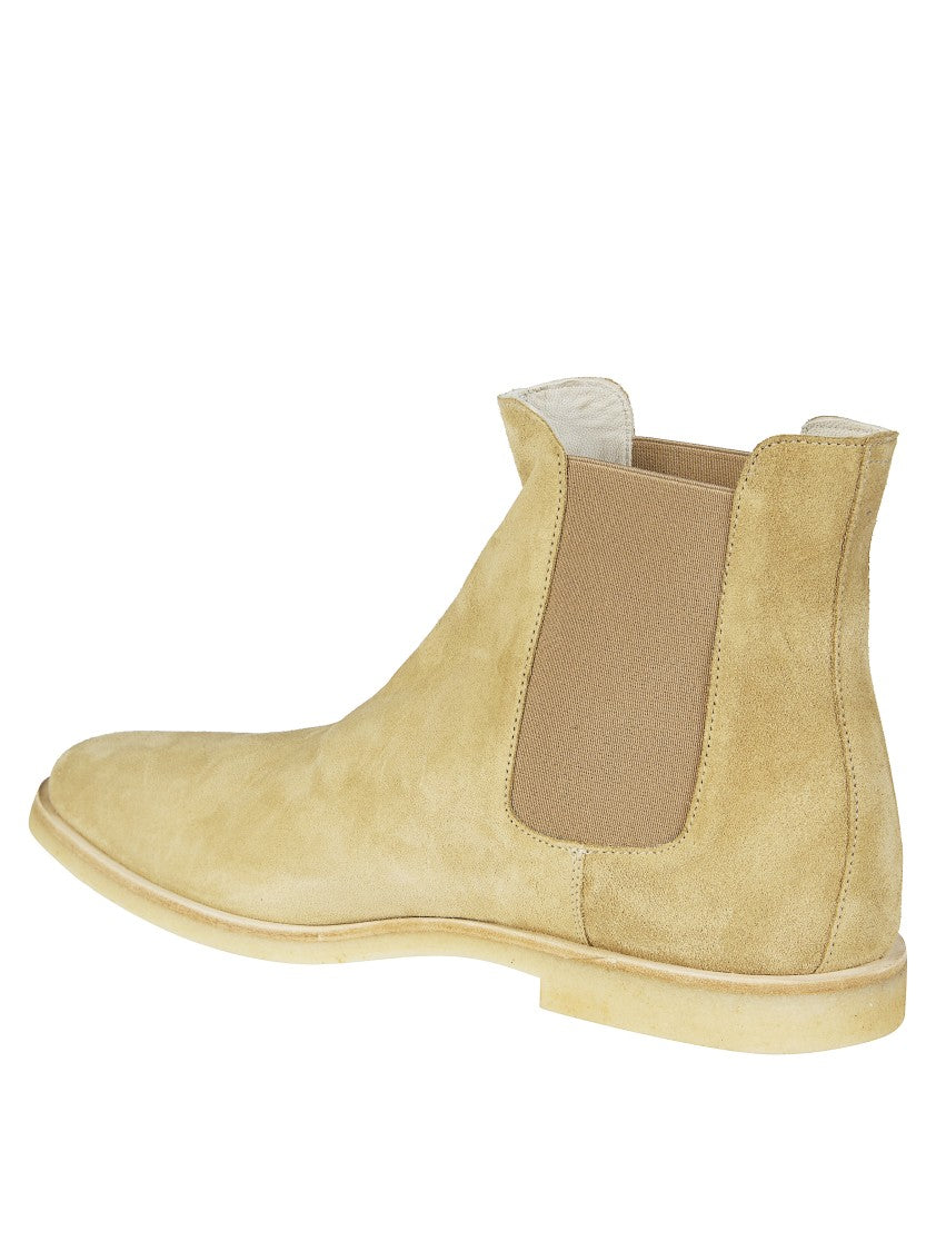 Common Projects Suede Sleek Elastic Panel Boots