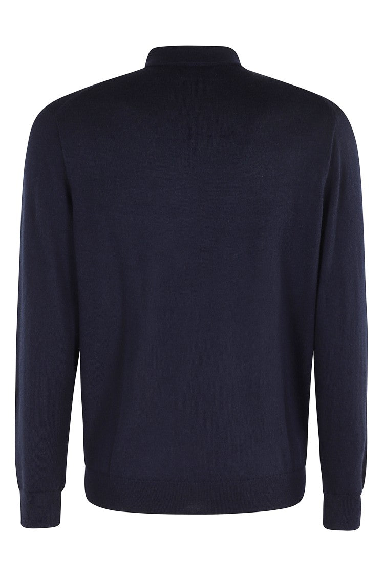 Polo Ralph Lauren Navy Wool Long Sleeve Pullover