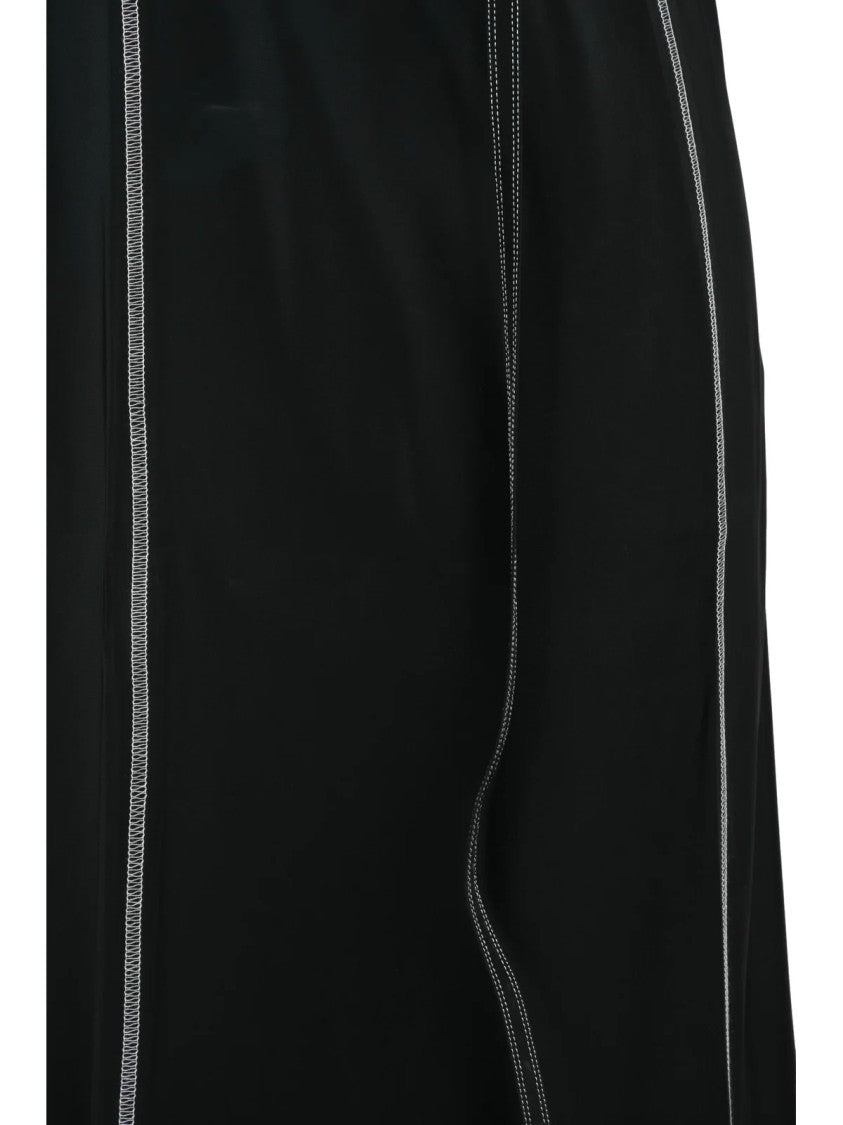 Sportmax Black Unione Viscose Dress