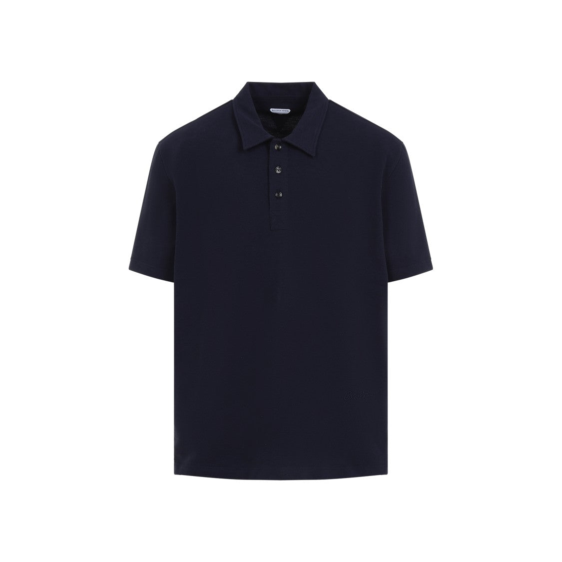Bottega Veneta Blue Cotton Polo T-Shirt