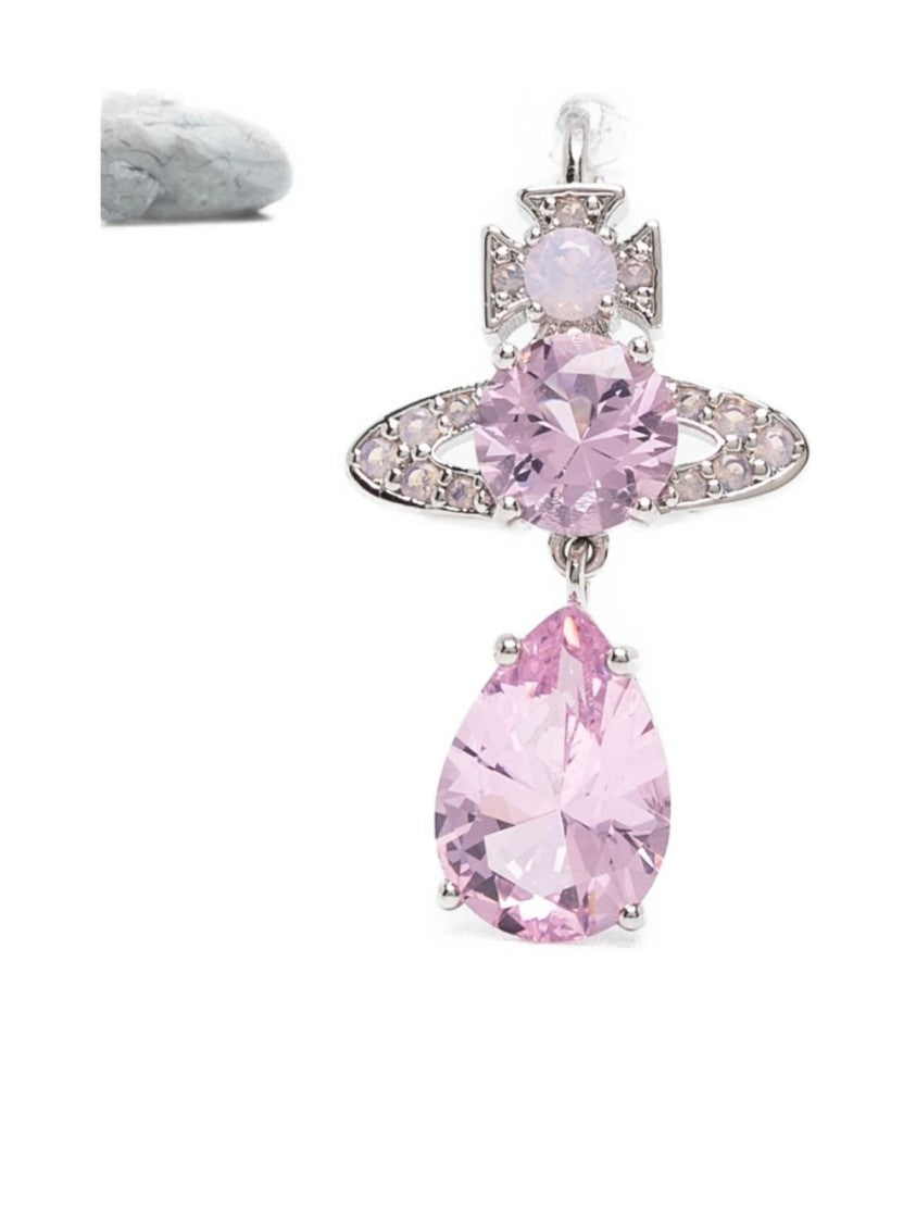 Vivienne Westwood Polished Silver-Tone Drop Earrings