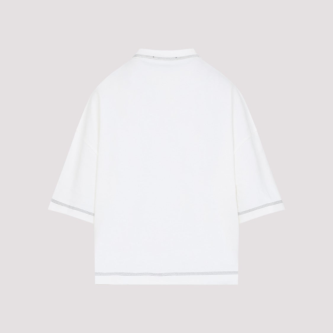 Jacquemus White Oversized Cotton Top