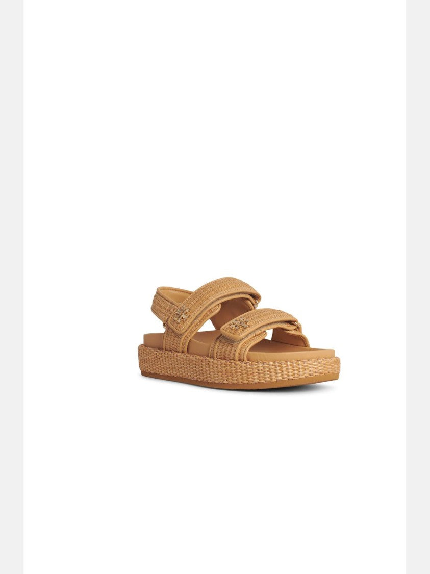 Tory Burch 'Kira' Beige Leather Sandals