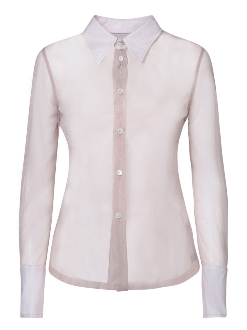 Mm6 By Maison Margiela Pink Avant-Garde Shirt