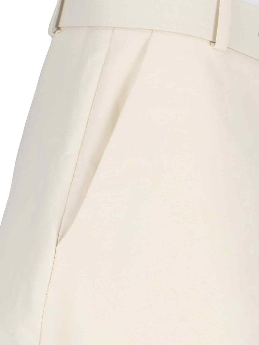 Marni Flared Midi Skirt – Ivory