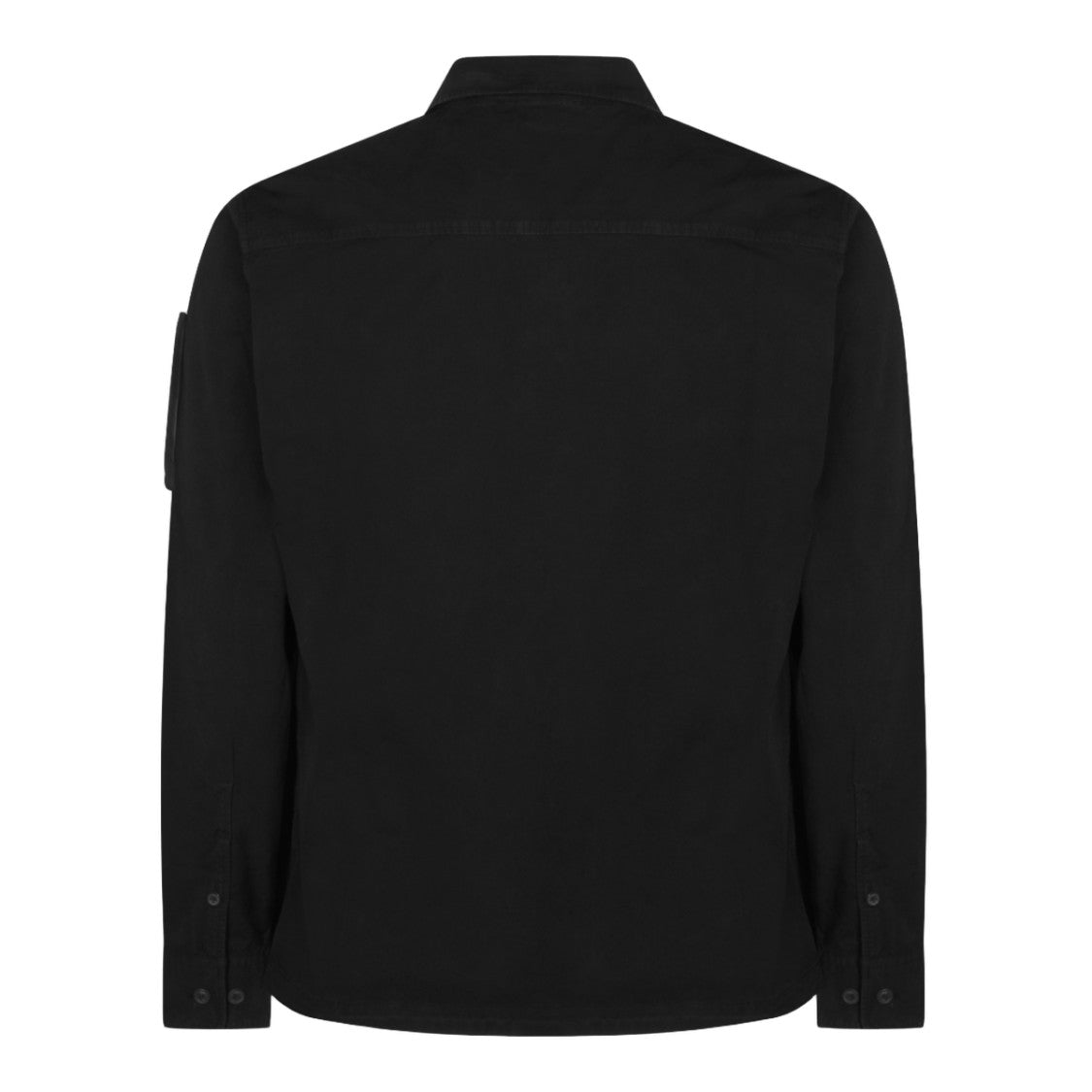 C.P. Company Long-Sleeve Black Shirt With Front Zipper