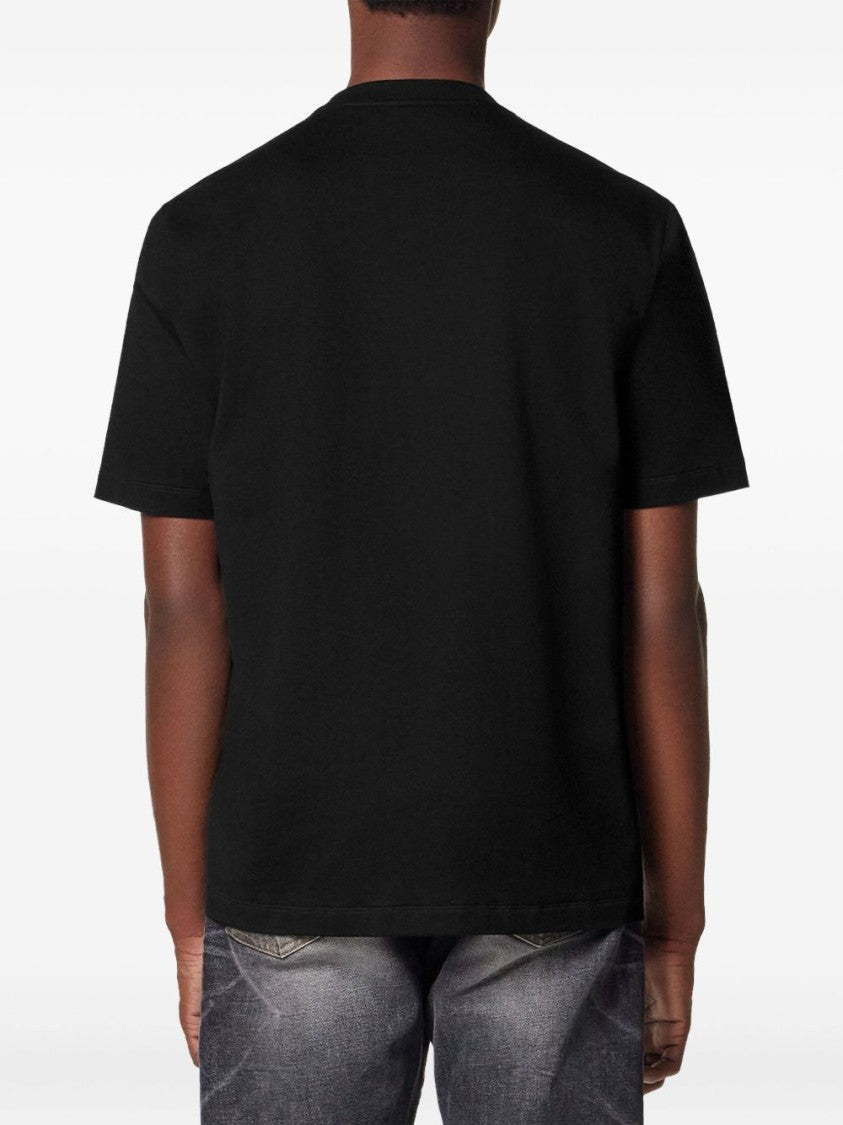 Versace Black Graphic Print T-Shirt