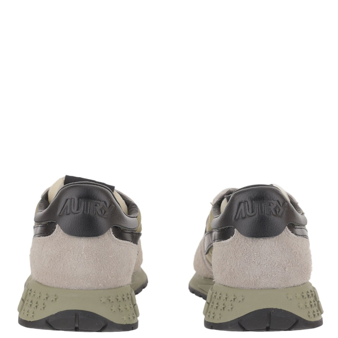 Autry Leather Nylon Mesh Running Sneakers