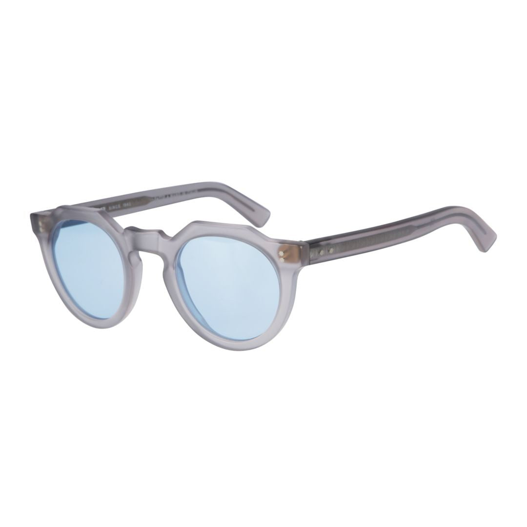 Kador Grey Epiko Blue Translucent Round Sunglasses