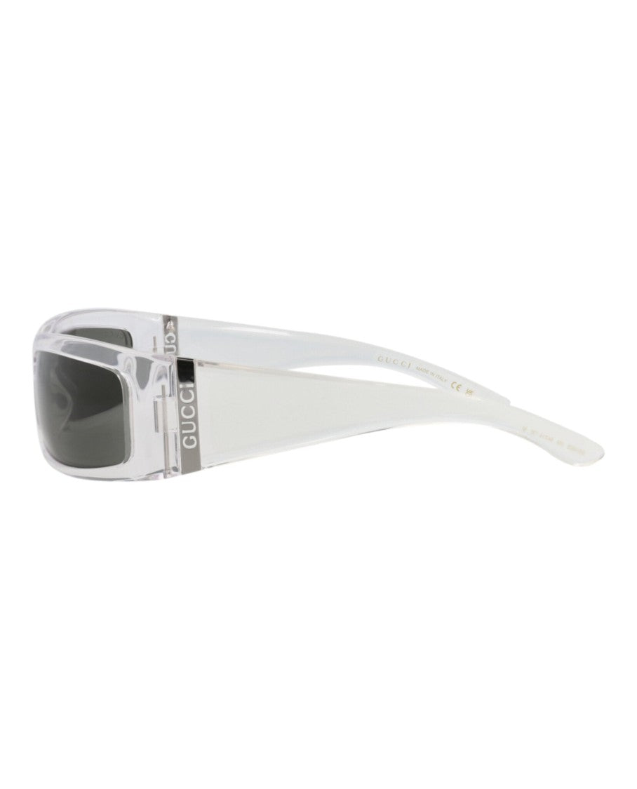 Gucci Shield-Frame Injection Sunglasses