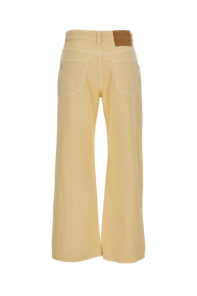 Haikure Organic Cotton-Linen Wide-Leg Jeans