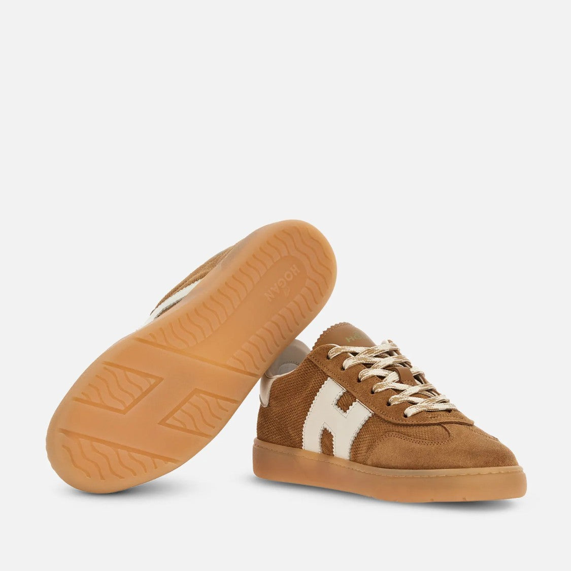 Hogan Light Brown Cool Allacciato H Sneakers