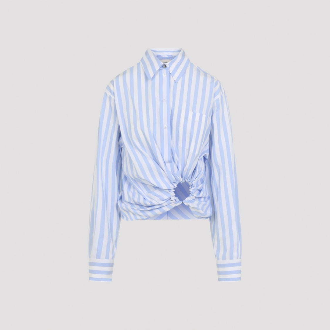 Sportmax Vertical Striped Cotton Shirt