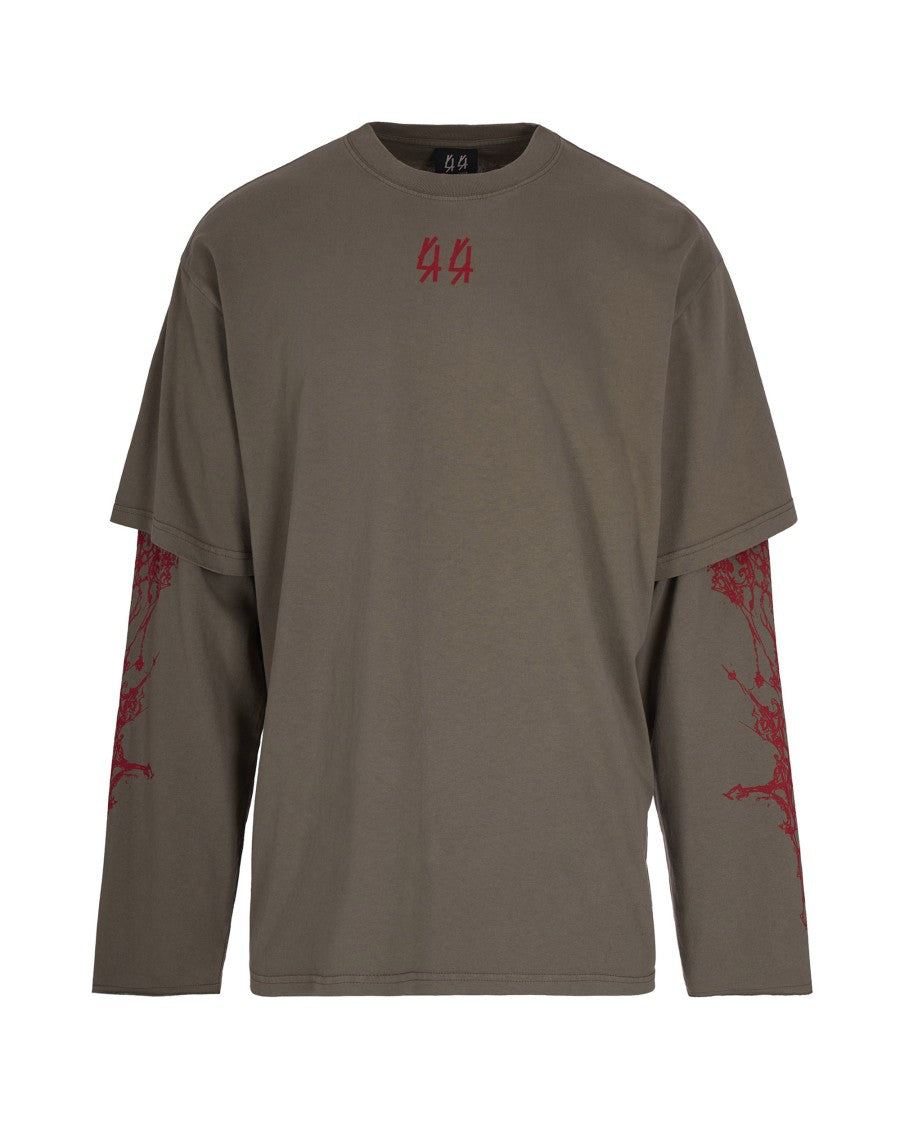44 Label Group Ewigkeit Double Sleeve T-Shirt