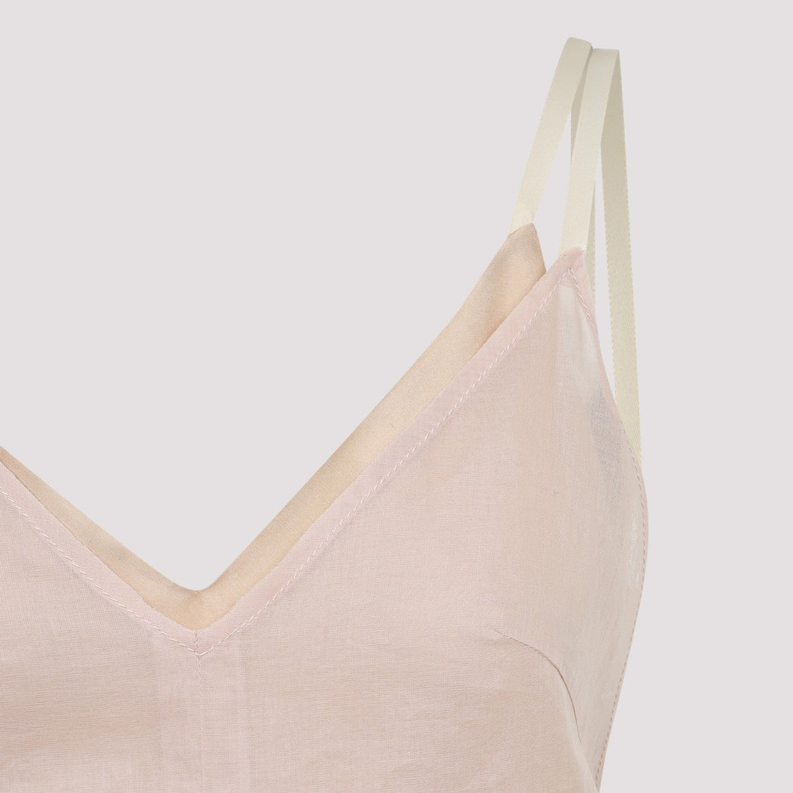 Carven Pink Silk Long Dress