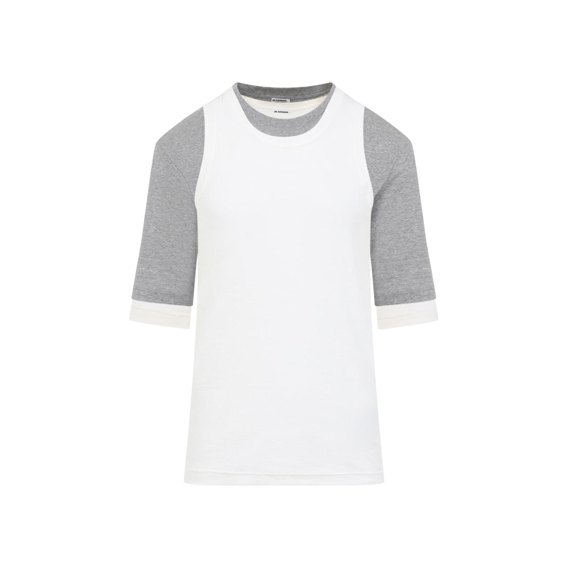 Jil Sander Cotton T-Shirt With Classic Round Neckline