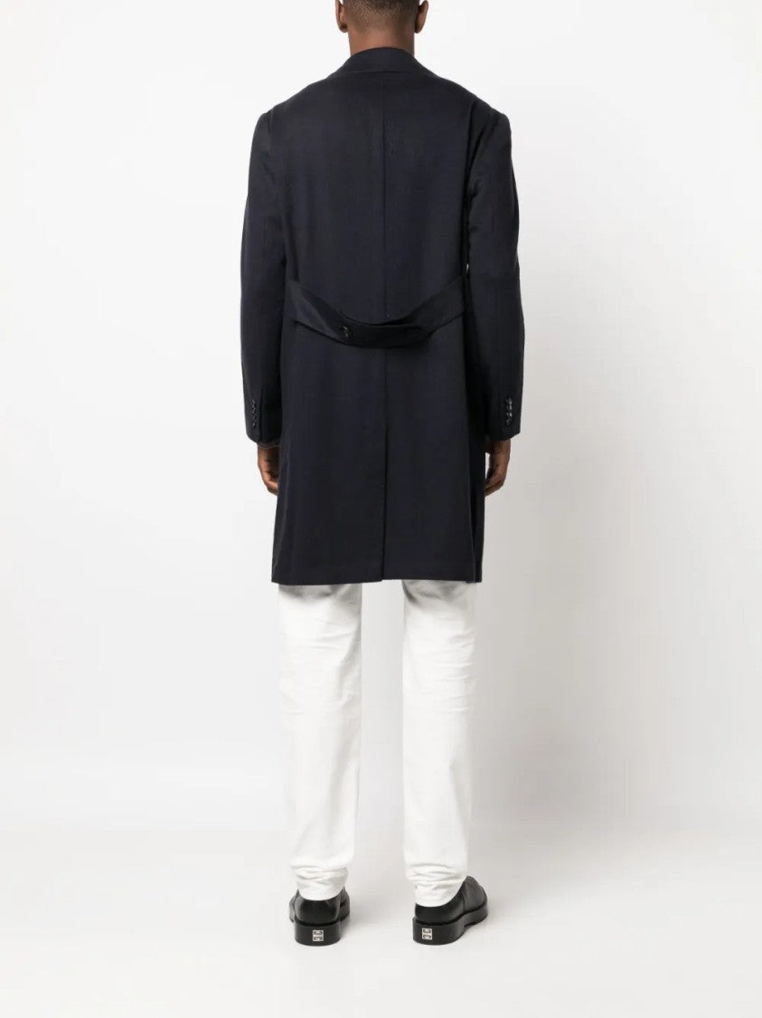 Kiton Tailored Jacket With Notched Lapel And Refined Detailing
