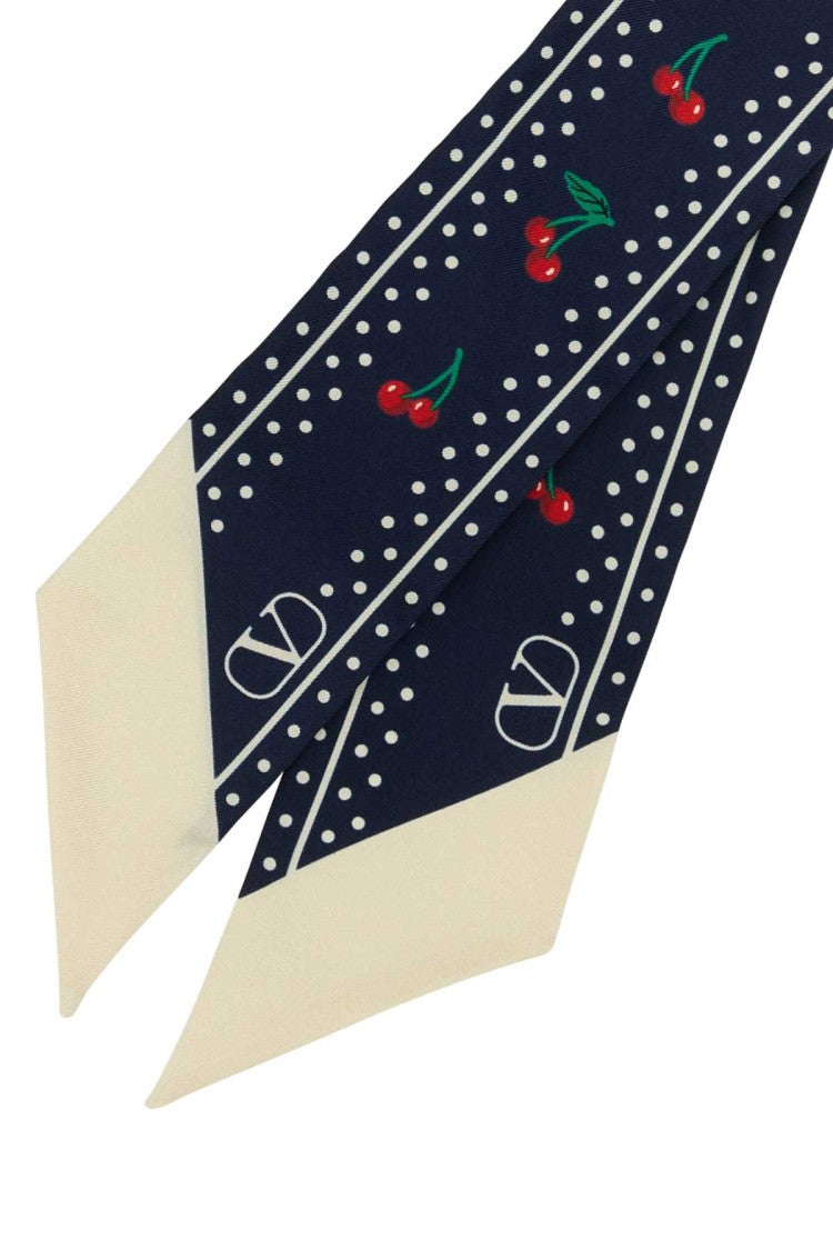 Valentino Garavani Printed Silk Cherryfic Foulard