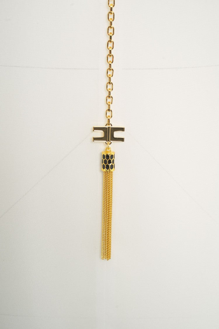 Elisabetta Franchi Fluid White Blouse