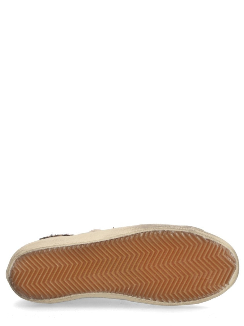 Golden Goose Super Star Distressed White Cow Leather Sneakers
