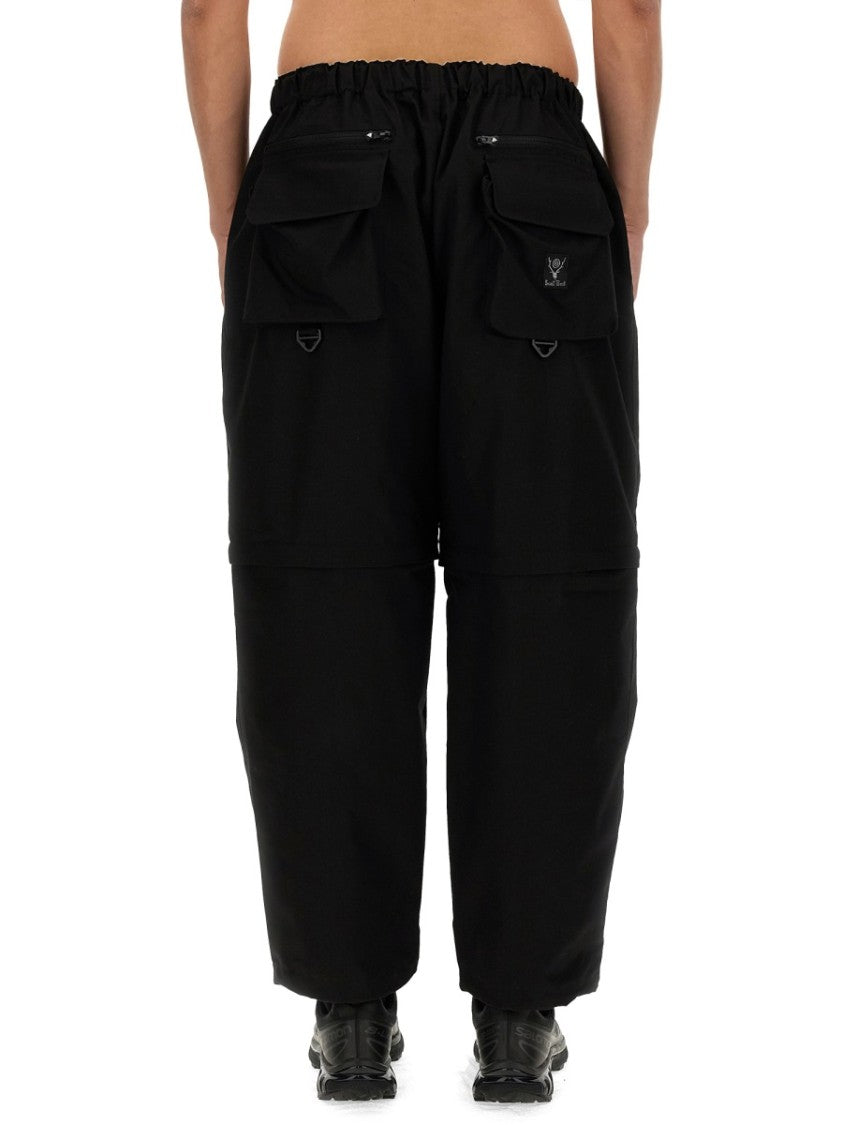 South2 West8 Relaxed Fit Black Cargo Pants