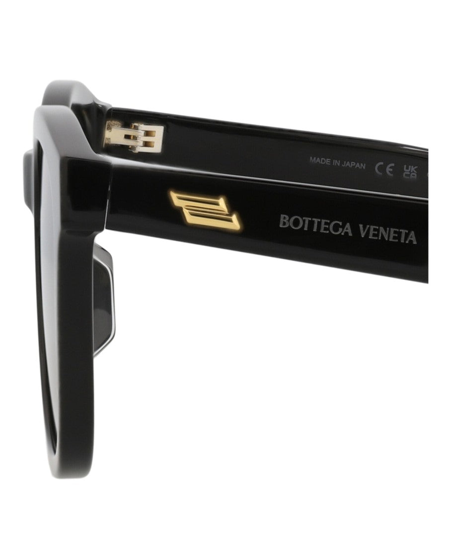 Bottega Veneta Round-Frame Acetate Sunglasses With Glossy Finish