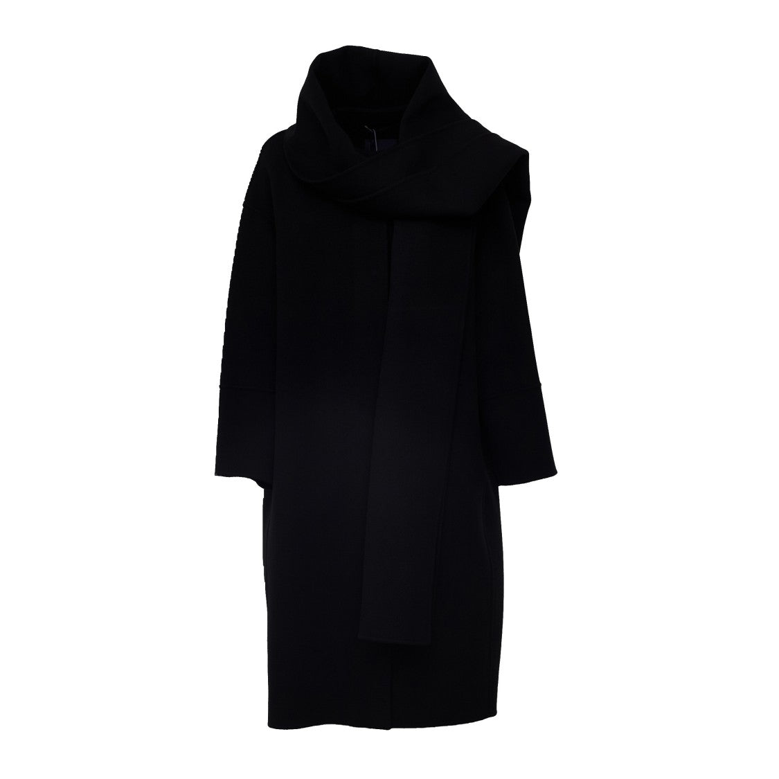 Max Mara Melodia Draped Wool Long Coat
