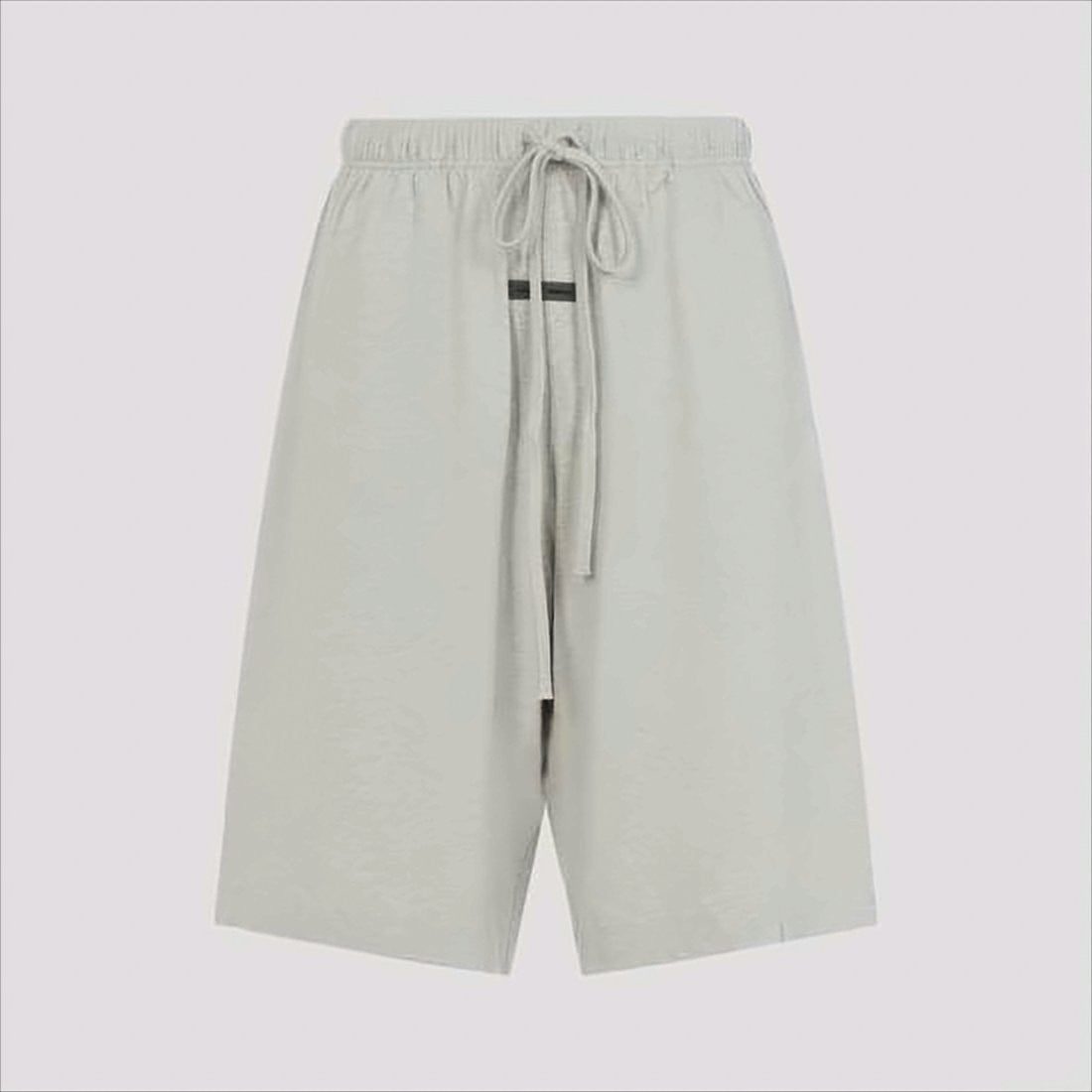 Fear Of God Relaxed Fit Grey Shorts With Adjustable Drawstring