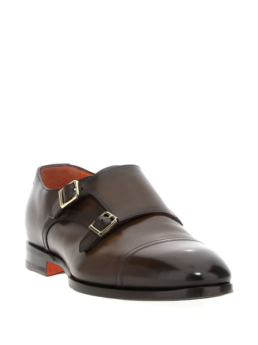 Santoni Leather Mocassin