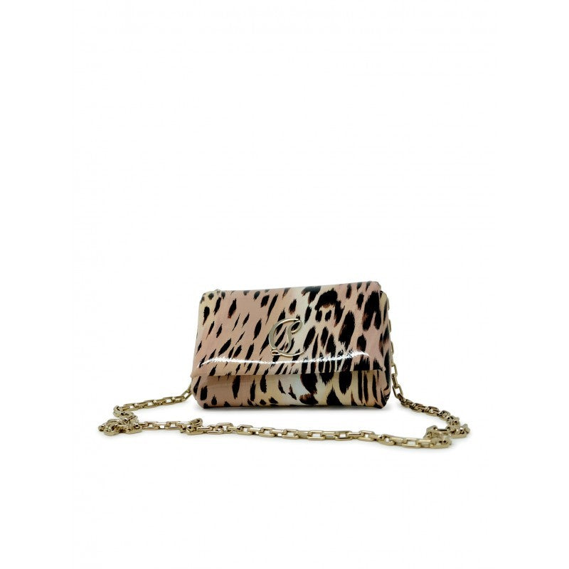 Christian Louboutin Leopard Gigi Naplak Leather Loubi54 Pouch Bag