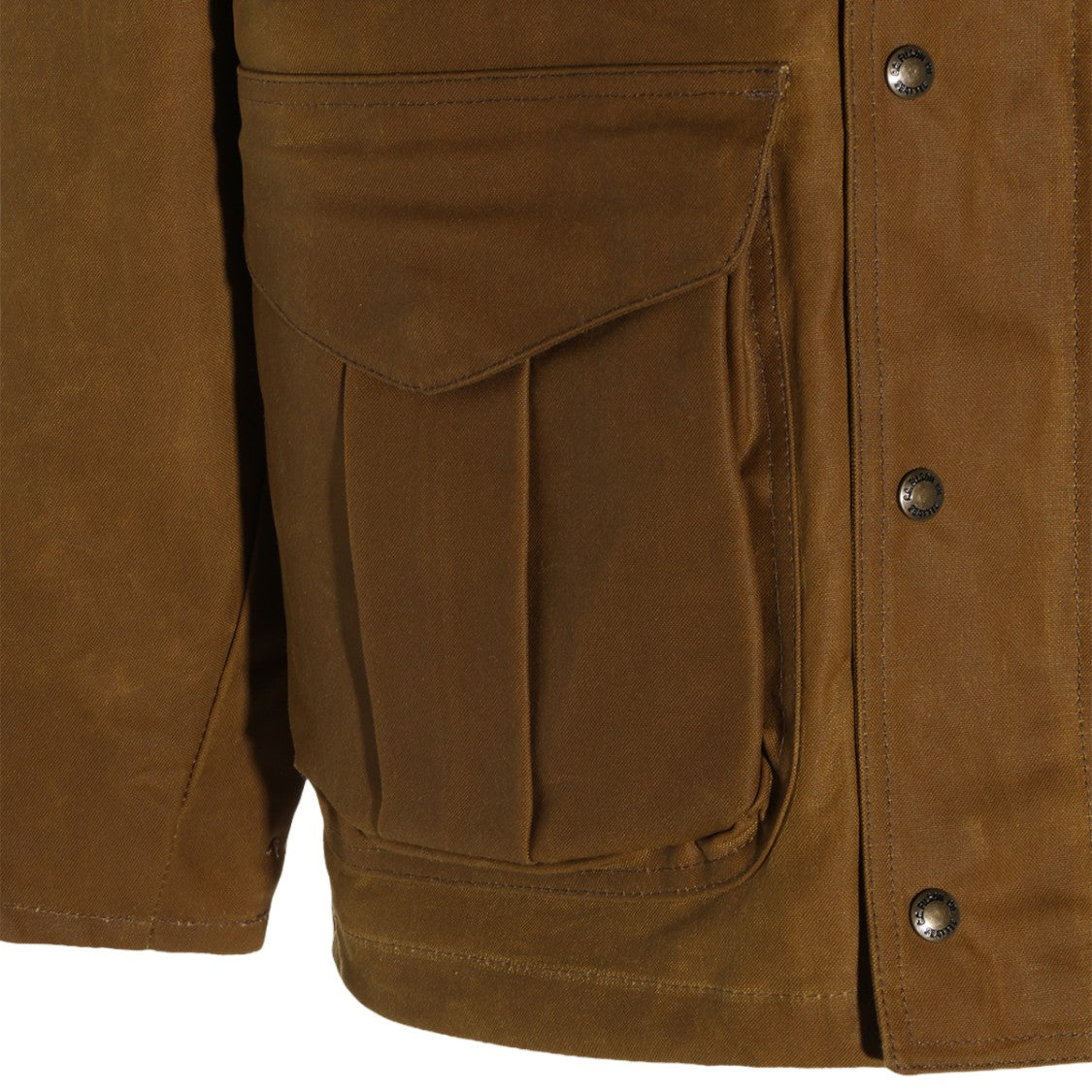 Filson Brown Adjustable Cuff Casual Jacket