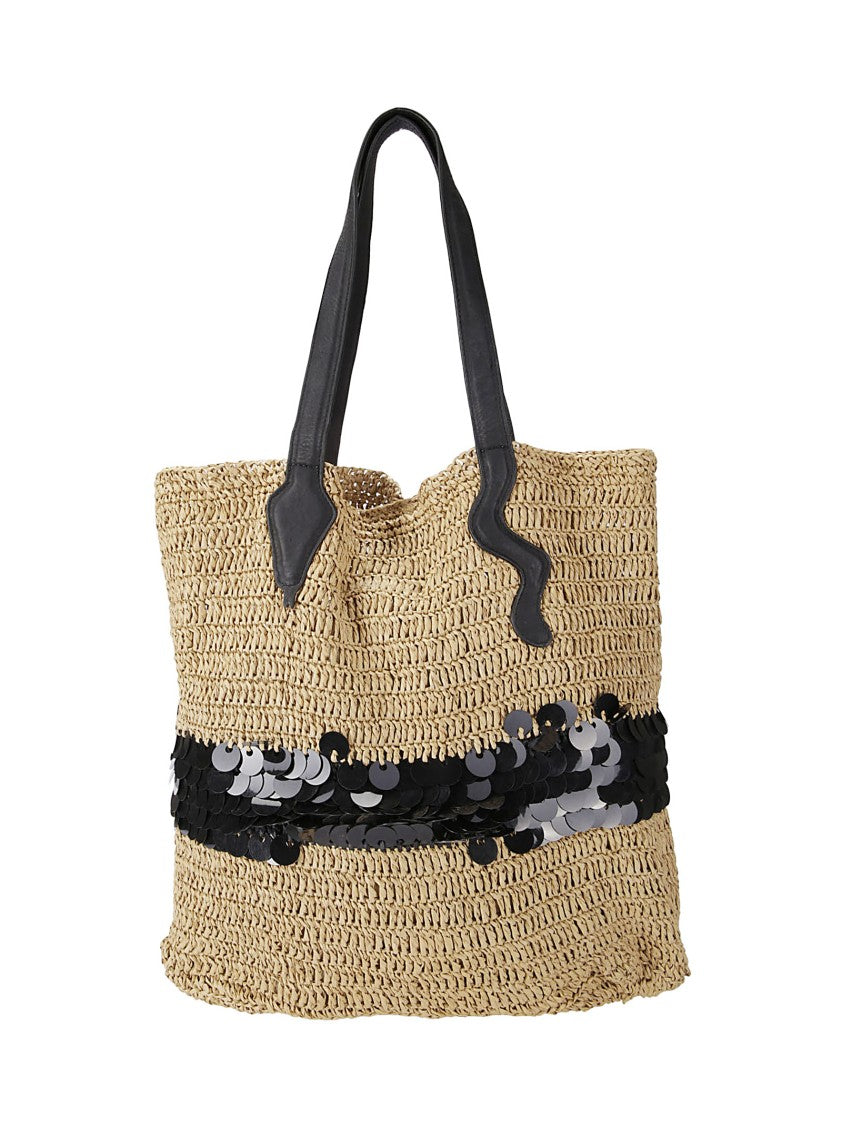 P.A.R.O.S.H. Raffia Tote Bag
