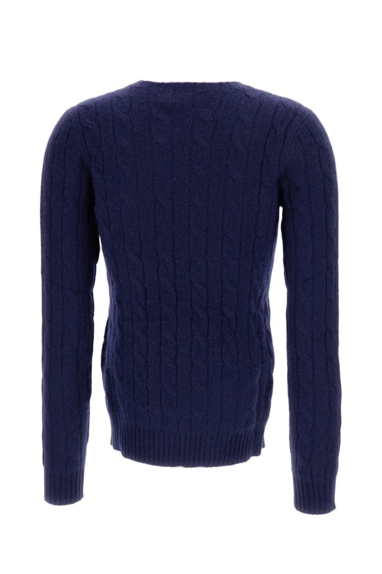 Polo Ralph Lauren Cable Knit Crewneck Pullover With Timeless Design