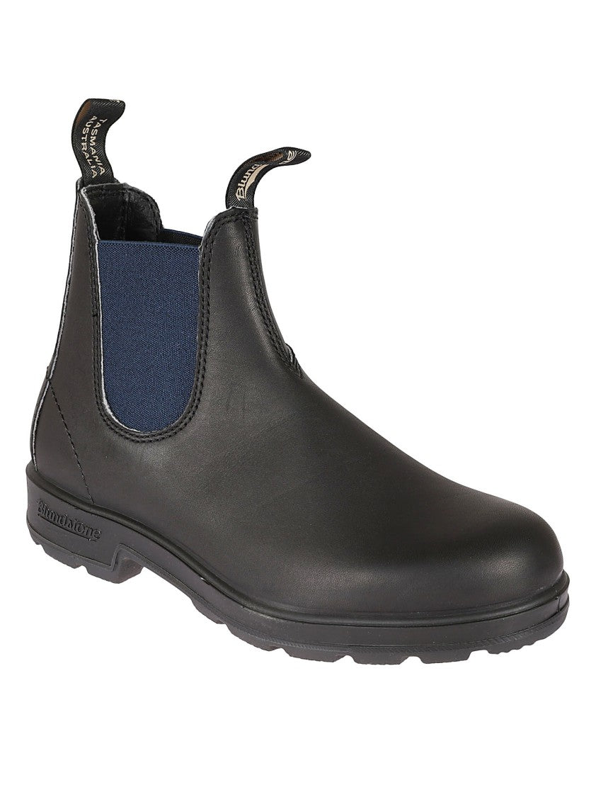 Blundstone Smooth Black Leather Ankle Boots