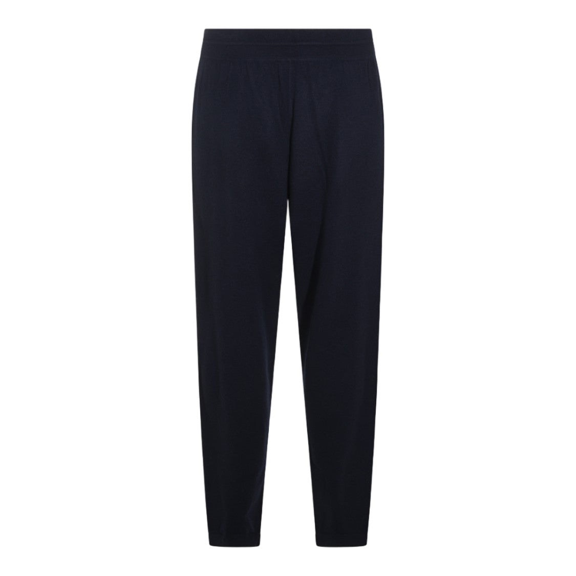 Malo Tapered Trousers With Drawstring Waistband And Smooth Texture