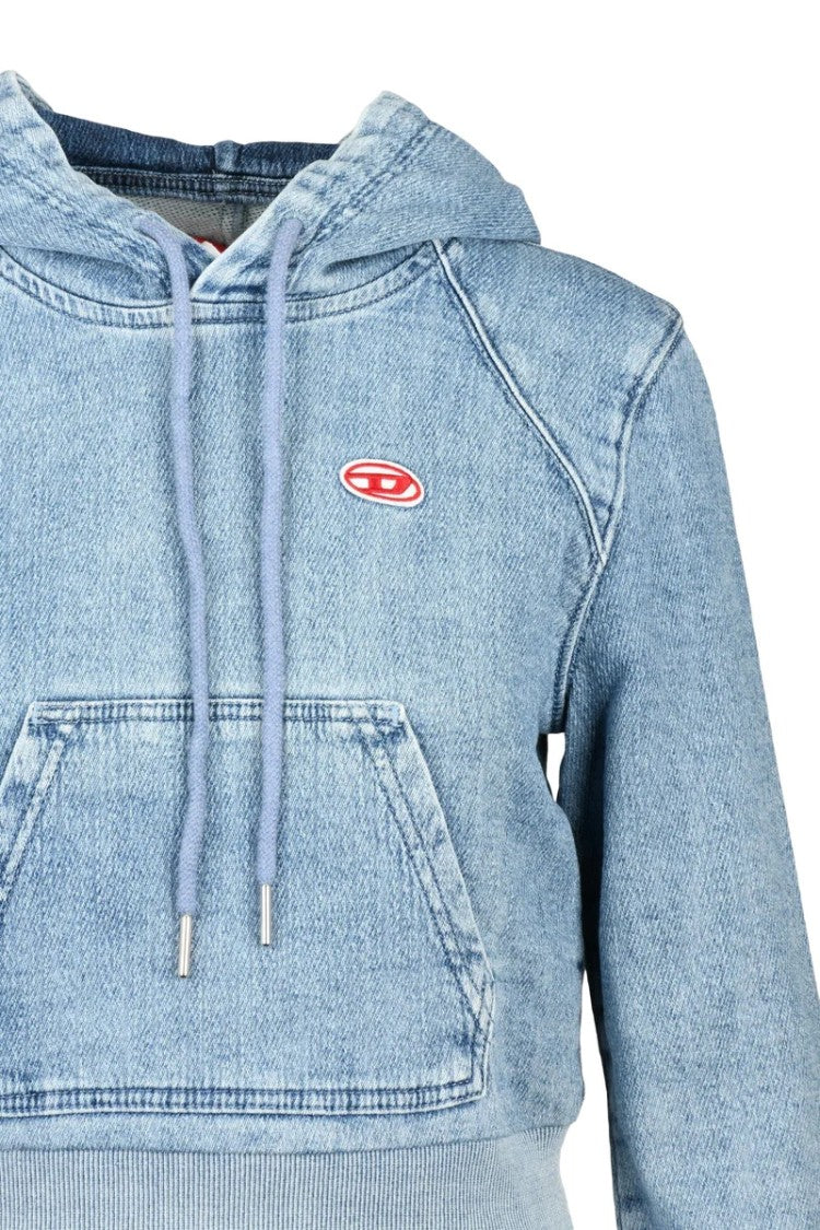 Diesel Cropped Sweatshirt - Blue