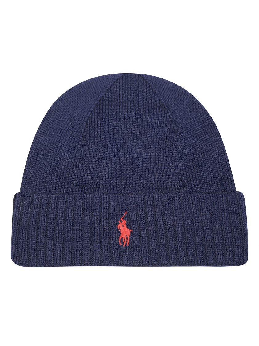 Polo Ralph Lauren Logo Scarf + Hat Set