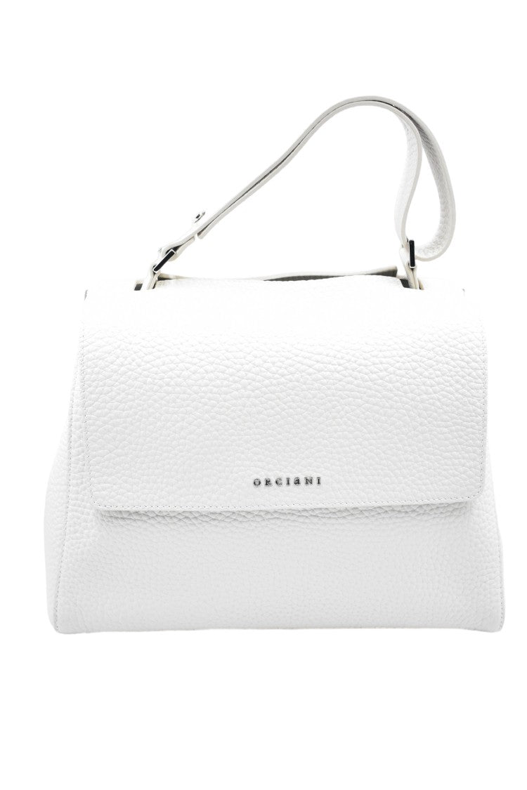 Orciani Medium-Sized Hammered Leather Handbag