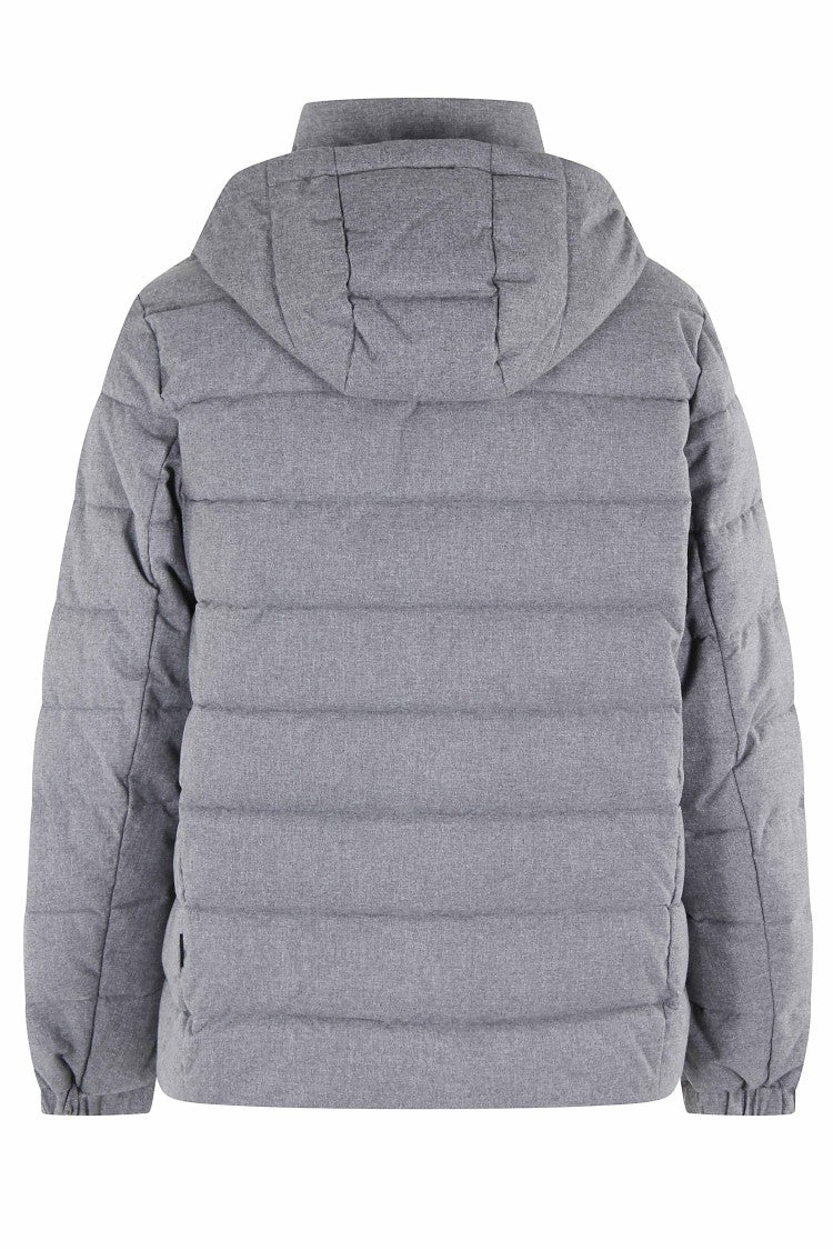 Save The Duck Mid Grey Melange Padded Jacket