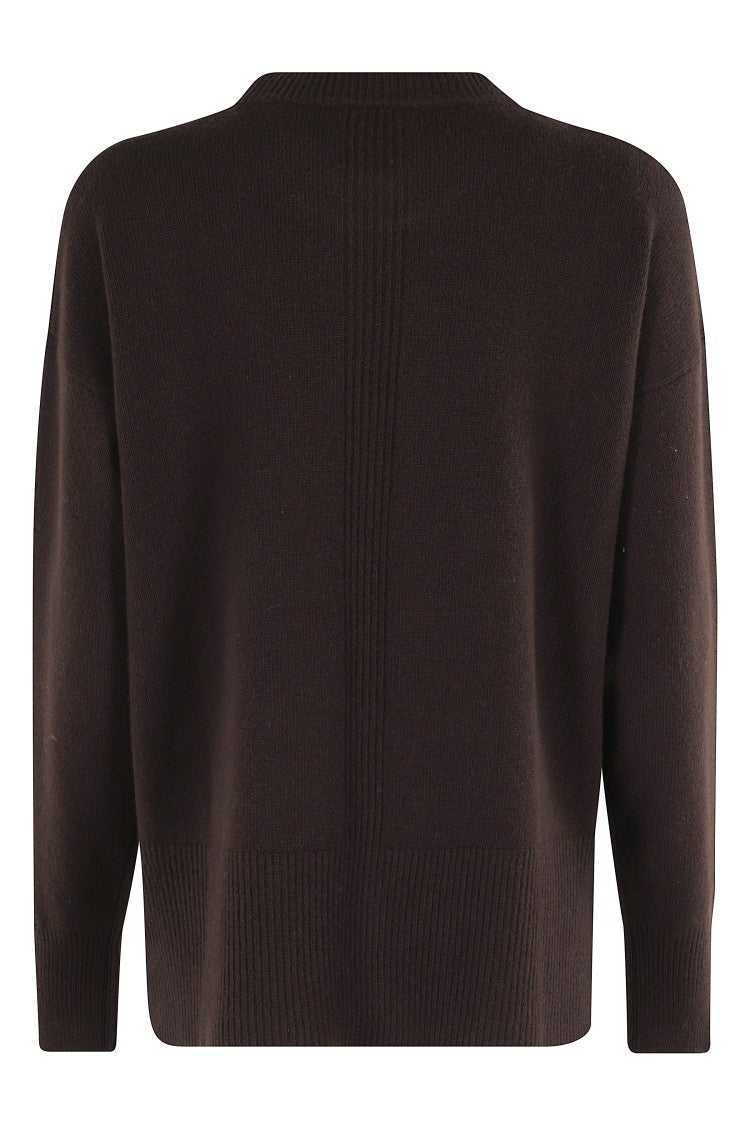 Roberto Collina Ebony Wool Knit Sweater