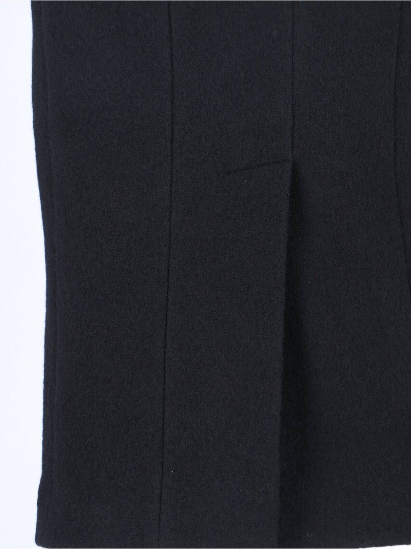 Dolce & Gabbana Classic Black Skirt With Silhouette