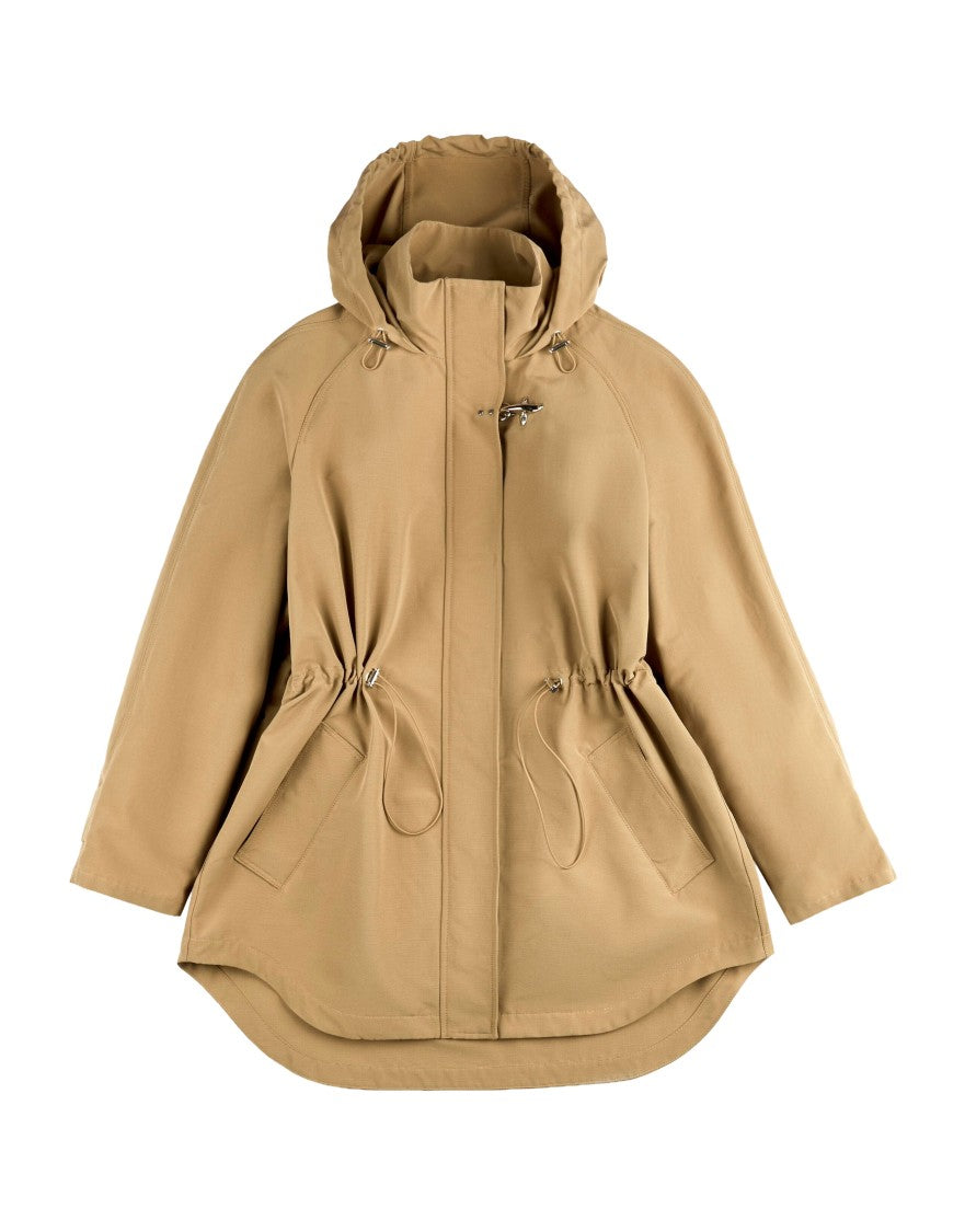 Fay Functional Medium Beige Parka With Hood