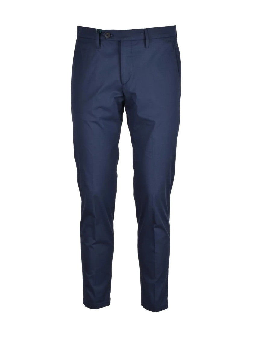Michael Coal Cotton Polyamide Stretch Trousers - Multicolor