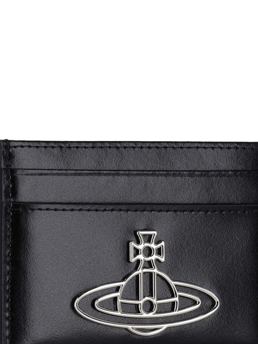 Vivienne Westwood Logo Card Holder – Black