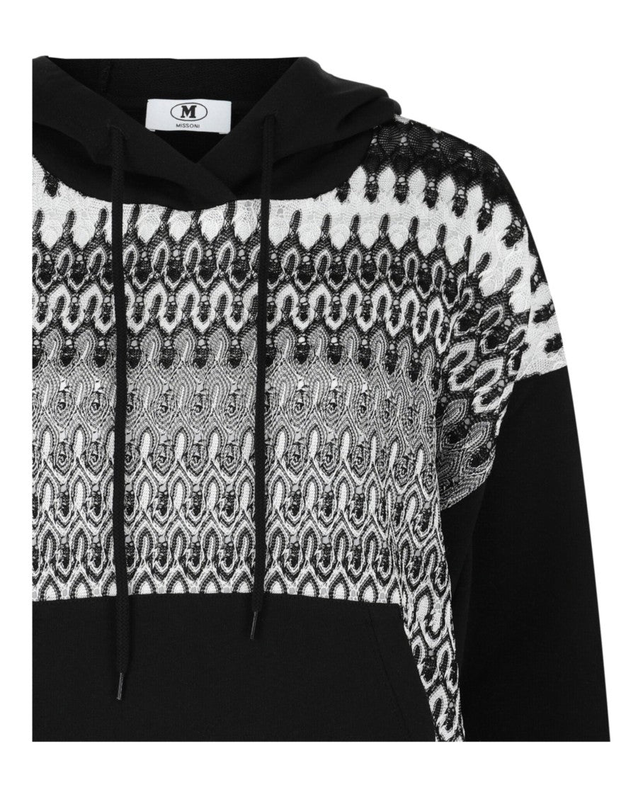 M Missoni Embroidered Mesh Hoodie