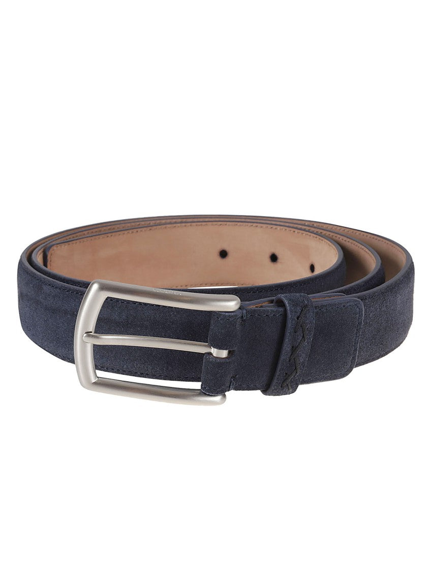 Zegna Smooth High-Quality Leather Belt