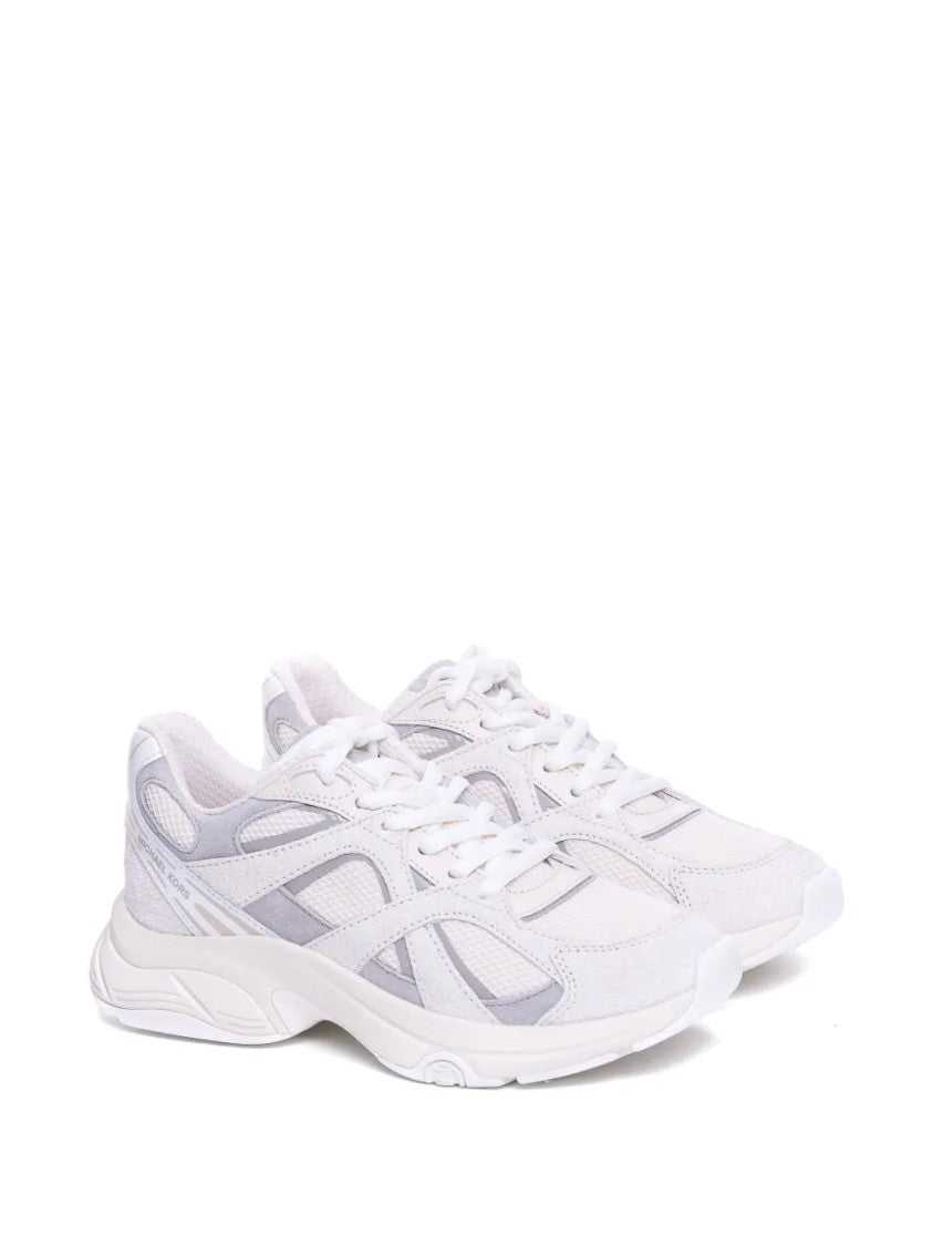 Michael Kors Multicolour Leo Trainer Sculpted Sole Leather Sneakers