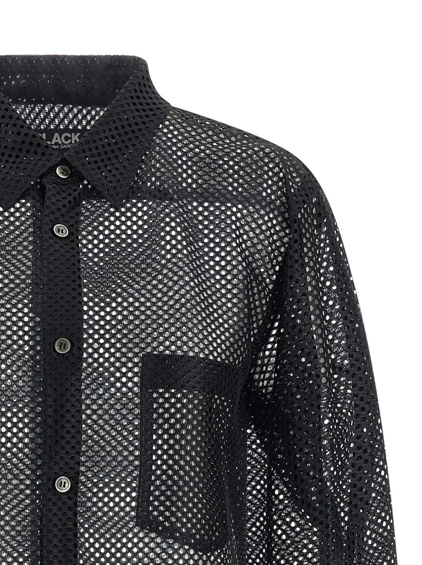 Comme Des Garçons Mesh Fabric Shirt